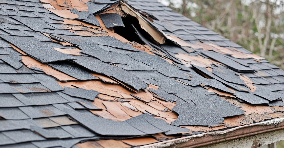 Image for Blog Title Wind Damage Roof Repair